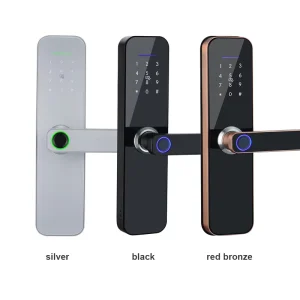 Smart Door Lock Fingerprint Tuya WiFi TTLock Keyless Entry Biometric Cerradura Inteligente Electronic Door Lock Home