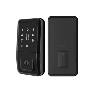 Smart Door Lock Home Electronic Lock Touchscreen Wooden Entry Doors App-Based Remote Management Lock