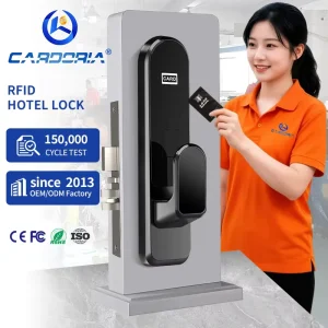 Smart Door Lock Specialized Smart Lock for Hotel Projects Zinc Alloy Construction, New U-shaped Handle TT Smart Lock System