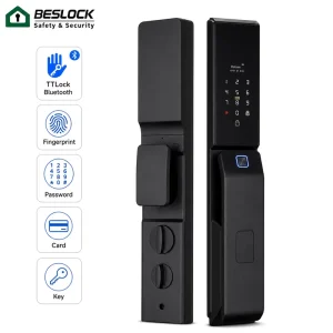 Smart Door Lock TTLock App Fingerprint Password Card Key Unlock Automatic Smart Lock for Home Apartment