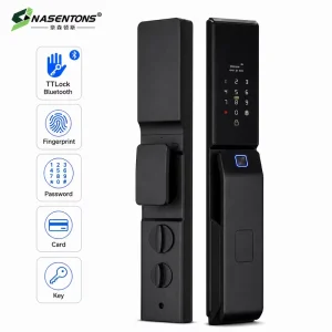 Smart Door Lock TTLock App Fingerprint Password Card Key Unlock Automatic Smart Lock for Home Apartment