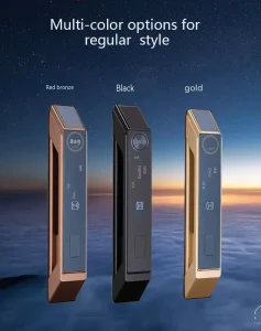 Smart Door Lock with Camera 3D Face Recognition & Voice Control Tuya WiFi C-Grade Cylinder Biometric Digital Lock for Home