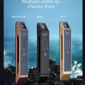Smart Door Lock with Camera 3D Face Recognition & Voice Control Tuya WiFi C-Grade Cylinder Biometric Digital Lock for Home