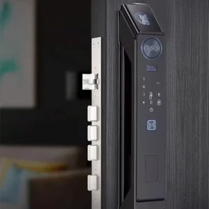 Smart Door Lock with Camera 3D Face Recognition and Voice Control Tuya WiFi C class Lock Cylinder Biometric Digital Lock