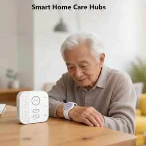 Smart Elderly Care Security System Health Monitoring for Seniors at Home Hospital Smart Hub with 4G WIFI Ethernet Connectivity