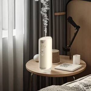 Smart Electric App-Controlled Portable Fragrance Scent Machine Waterless Wall Plug Essential Oil Diffuser Rechargeable LED