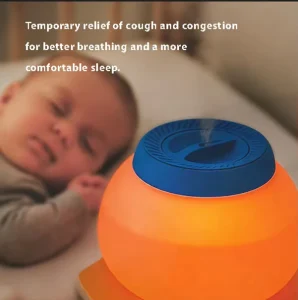 Smart Electric Plastic Warm Mist Vaporiser with Intelligent Flow Control Auto Shut-off Safe Steam Humidifier for Baby Room