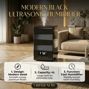 Smart Electric Ultrasonic Mist Maker Portable Manufacturer Air Humidifier Remote Control Aromatherapy Function