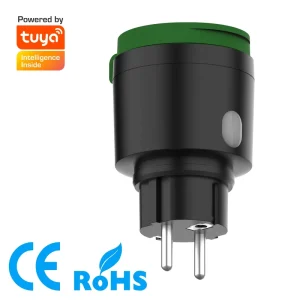 Smart Electrical Plug 16A EU WiFi Outlet with Remote Control & Energy Monitor IP44 Outdoor ROHS for