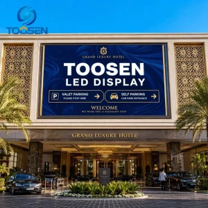 Smart Energy Saving LED Display Screen Video Wall P4 P5 P6 P8 7680Hz 7500cd/m² IP65 for Hotel Billboard Display Panels