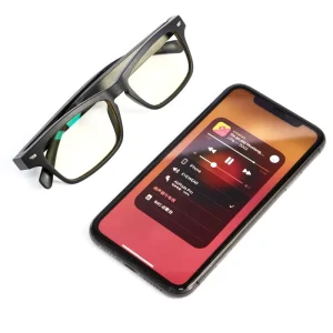 Smart Eyeglasses with AI Dialogue and Al Intelligent Voice Dialogue Function BT 5.0 Sunglasses Earphone Music Intelligent Glass