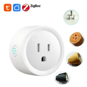 Smart FY11 US Plug Tuya Zigbee Mesh with Energy Monitor 10a 16a Esp Series Tasmota Firmware Custom Smart Home Sockets