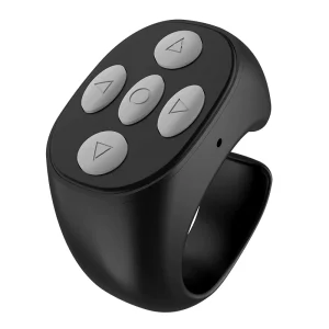 Smart Finger Ring Remote Controller for Mobile Video Playback Likes Favorites Wireless Fingertip Gesture Control