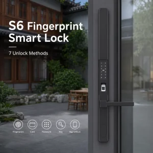 Smart Fingerprint Door Lock Electronic Digital Smart Lock Password Keyless Entry Security Lock for Home Villa Apartment