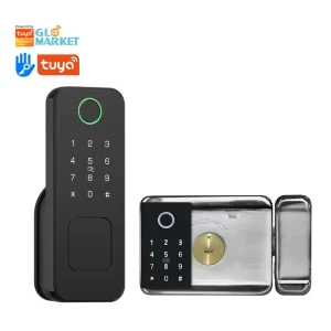 Smart Fingerprint Password Digital Gate Double Sided Fingerprint Door Lock