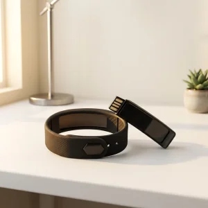 Smart Fitness Tracker Sports Bracelet Vibrating Alarm Clock GPS Running Pedometer Square Silicone Band LED Display Christmas