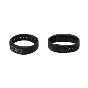 Smart Fitness Tracker Sports Bracelet Vibrating Alarm Clock GPS Running Pedometer Square Silicone Band LED Display Graduation