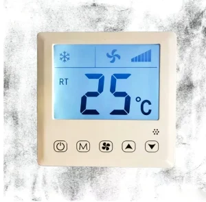Smart Flexible Central Air Conditioning Thermostat HVAC Controller LCD Digital Wall Thermostat Fan Coil Unit FCU Floor Heating