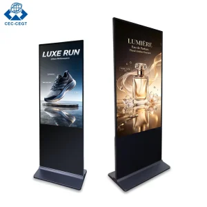 Smart Floor Standing Digital Signage Display 4K Advertising Kiosk with CMS Remote Management System