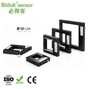 Smart Frame Type Sensor with IO Link Function High Precision Detection Sensor 0.3mm Resolution Industrial Sensor
