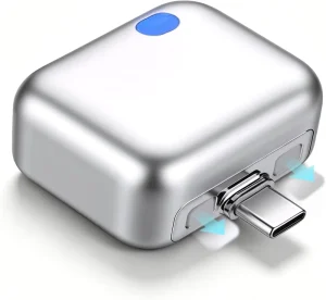 Smart Full Charge Auto Pop Up USB C Adapter Anti Overcharge & Battery Protection Fast Charging Separator for Mobile Phones