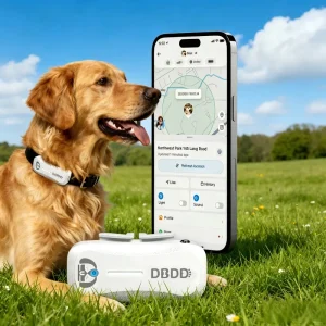 Smart GPS Dog Collar with Real Time Location Tracking and Alerts