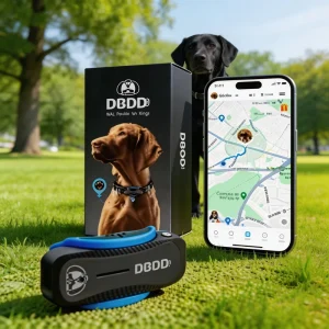 Smart GPS Pet Tracker with Real Time Monitoring and Durable Silicone Protection