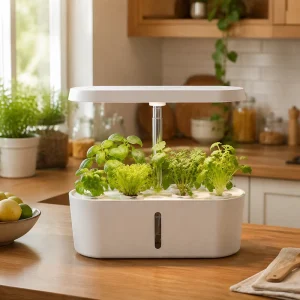 Smart Garden Full Spectrum LED Grow Light Microgreen Watering System Commercial Hydroponics Plant Kits Home Use Metal Material