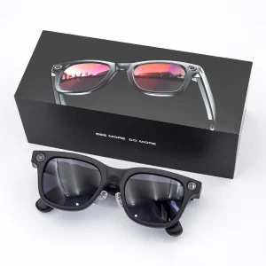 Smart Glasses 20MP Camera Image Stabilization AI Voice Assistant Music Play Type-c Charge Metal Hinge AI Smart Sunglasses
