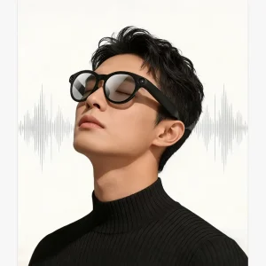Smart Glasses AI Translation Sunglasses Built-in Microphone Speakers Touch Voice Assistant Glasses for Men Women