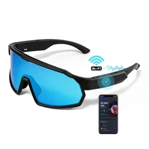 Smart Glasses Sports Sunglasses Calling Music Cycling Glasses Impact Resistant Lens OEM AI Intelligence Goggles Custom