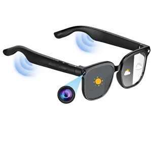 Smart Glasses with ABS Material 800W Photo Video Recording Simultaneous Translation for Calling AI Capabilities Fashion Design