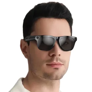 Smart HD Video Glasses with Camera and IPS Control