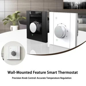 Smart HY533 WiFi Knob Thermostat, Universal for Water Floor Heating in Smart Apartments