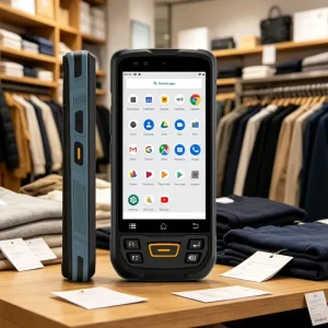 Smart Handheld PDA with Android 12 Supports QR Code Scanning and NFC for Logistics and Warehousing Use in Stock