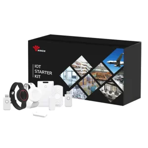 Smart Health Care Hardware IoT Solutions Ble Wifi Gateway Kit Includes Asset Tags & Humidity Temperature Sensor & Beacon