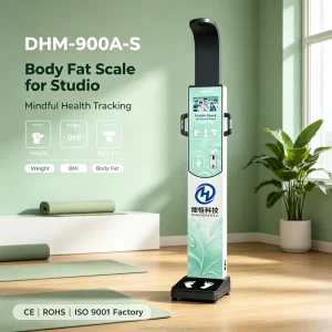 Smart Health Kiosk for Gyms BMI Body Fat & Muscle Analysis with Instant Printed Reports