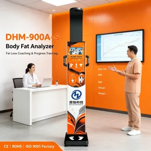 Smart Health Kiosk for Yoga & Pilates Studios BMI Body Fat & Muscle Analysis Self Service