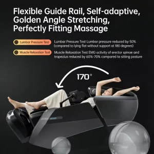 Smart Health Massage Chair 6D Sensor Scan 7 Day Fatigue Tracking Dual Motor 2700RPM Zero Gravity