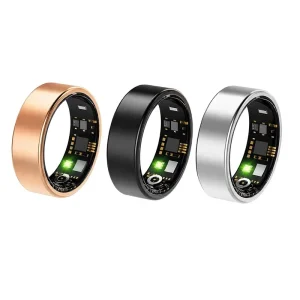 Smart Health Ring Fitness Tracker Wearable Ring Heart Rate SpO2 Sleep Monitor Bluetooth Daily Wellness