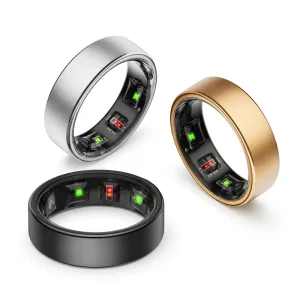 Smart Health Ring Stainless Steel Heart Rate Blood Oxygen Sleep Tracker 5ATM Waterproof RoHS CE Certified OEM Supported RZ10