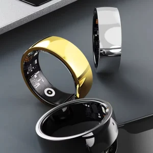 Smart Health Ring Waterproof Gesture Control Blood Oxygen Sleep Monitoring Steps Sport Finger Rings