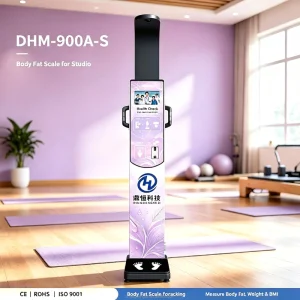 Smart Health Station for Yoga Retreats Measure Body Fat Muscle & Water Content in Minutes