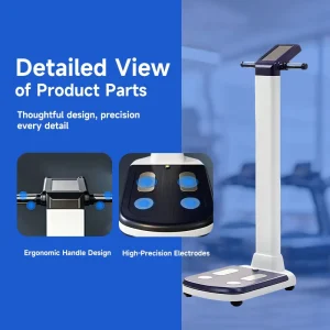 Smart Health Weight Scale with Segmental Body Analysis & Voice Broadcast for Gym and Health Centers