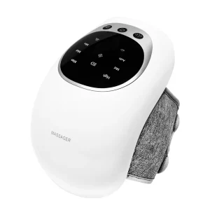 Smart Heated Knee Massager with Red Light Therapy Vibration Massage Rechargeable Electric Knee Brace Joint Care Device