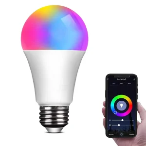 Smart Home Bluetooth Wifi 9W AC85 265V LED Bulb RGBCW Compatible With Alexa and Google Assistant