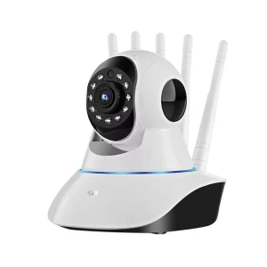 Smart Home Camera 360 Degree Two Way Gimbal 10m Infrared Night Vision Wireless Connection Five Antenna 2.4g Wifi Lens