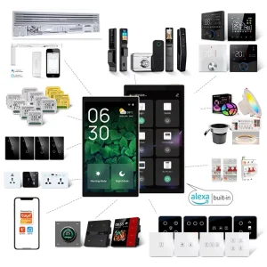 Smart Home Control Panel Zigbee Gateway Android OLED 5-Inch Touch Screen Multi-Functional Smart Home Solution
