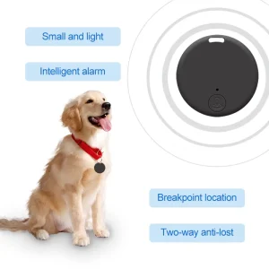 Smart Home GPS Anti Lost Pet Tracker BLE 5.0 Air Tag Locator Mini Key Finder for Dogs and Pets with Alarm Feature