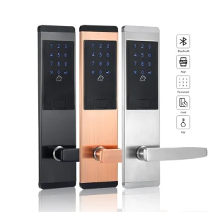 Smart Home Hotel Keyless Door Lock Security System Electronic Ble App RFID Card Access Control Hotel Lock